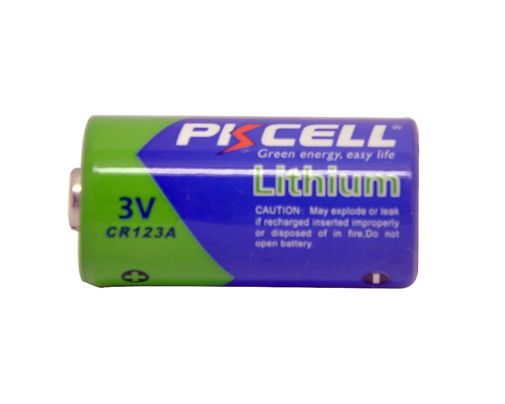 PKCELL 2021  New non-rechargeable small lithium 3v cr123 CR123A battery for flashlight