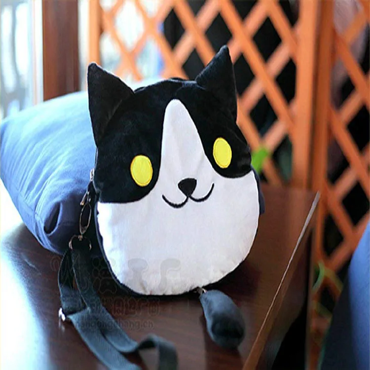 New Arrival Hot Sale Cute Cartoon animal schoolbag Cartoon cute kitten Plush Backpack Boys Girls