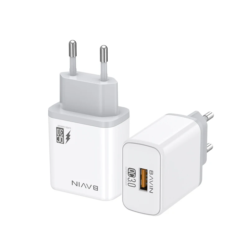 Оптовая цена индивидуальная вилка для Великобритании ЕС США порт Micro USB QC 3 0