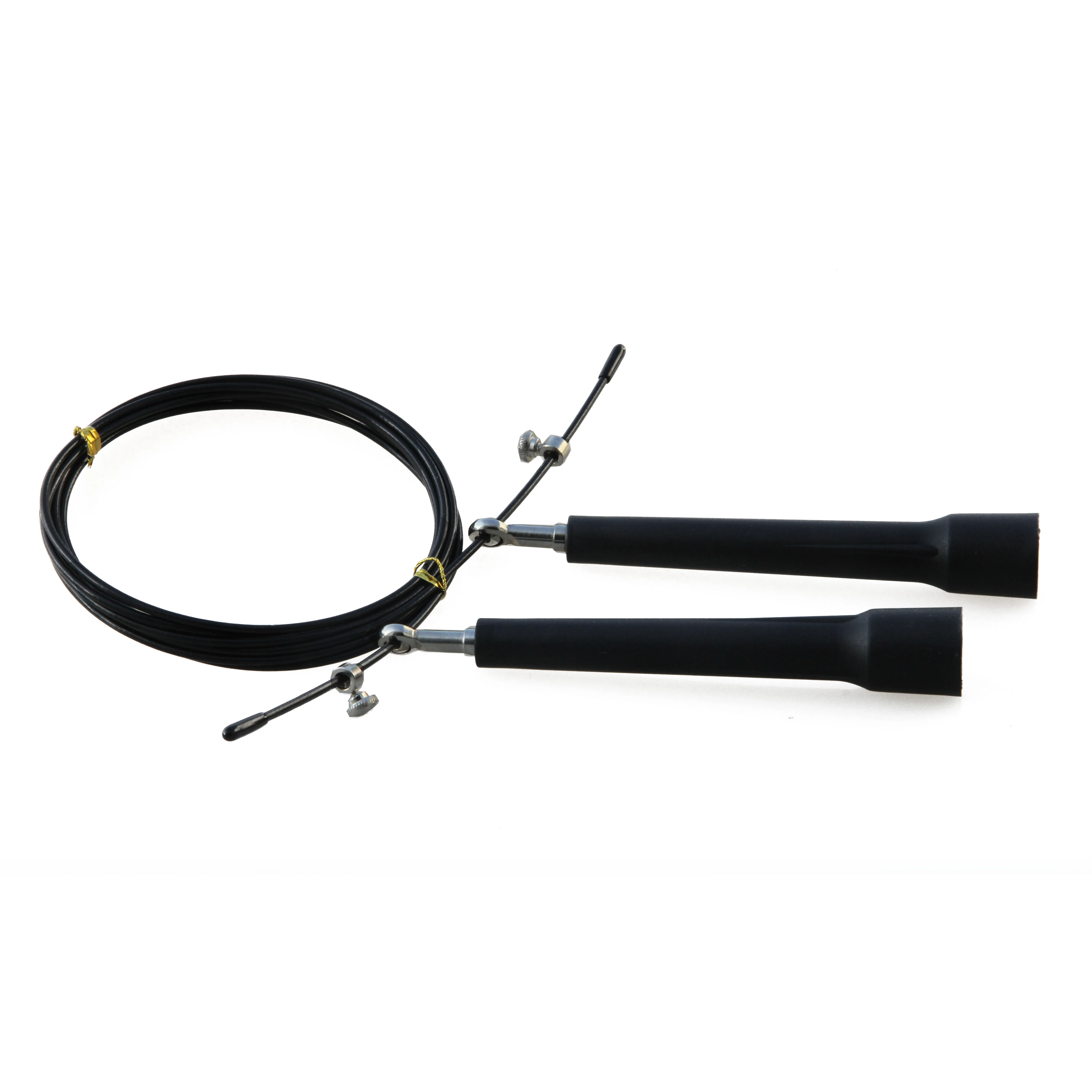 Professional wholesale heavy duty adjustable bearing springseil movement weighted speed pvc steel wire skipping rope