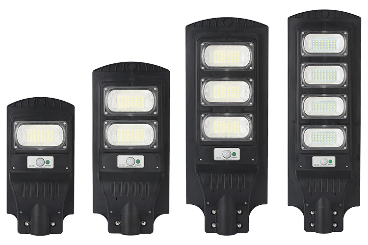 Новое поступление, уличный водонепроницаемый датчик движения Ip67 30 60 90 120 Вт, встроенный все в одном светодиодный уличный фонарь на солнечной батарее