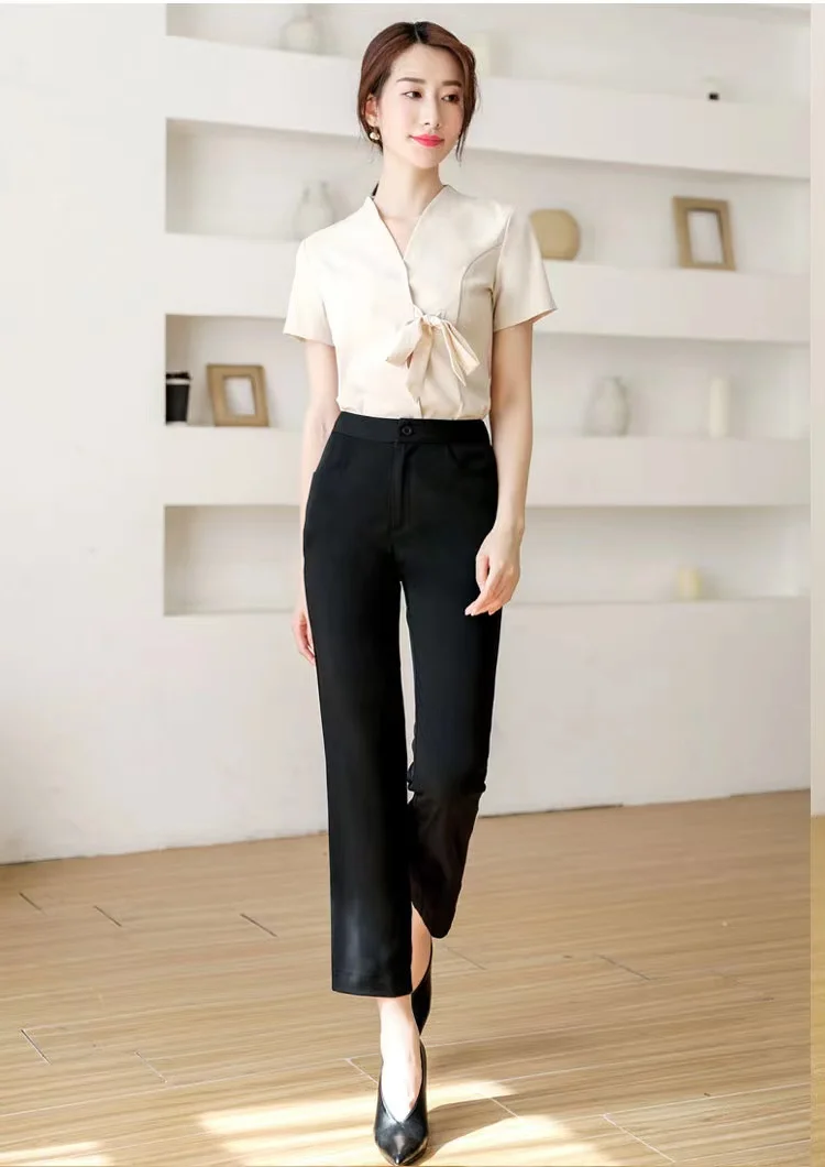 Women Manager Uniform Hotel Uniforms for Hotel and Restaurant Hotel Professional Clothes Foot Bath Pedicure Sexy Suit Uniform