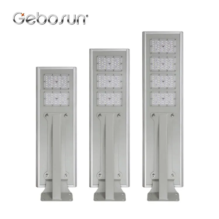 BOSUN Lithium 40w 100w 500w Integrated Led Cell All In One Solar Street Light