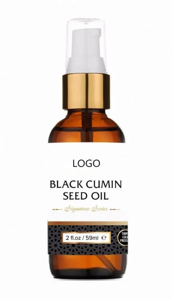 Private Label Nature Wholesale Unrefined Virgin Black Cumin Seed Oil