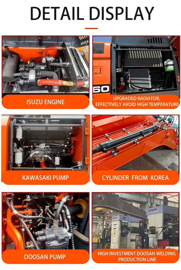 new brand Excavator Heavy construction machinery