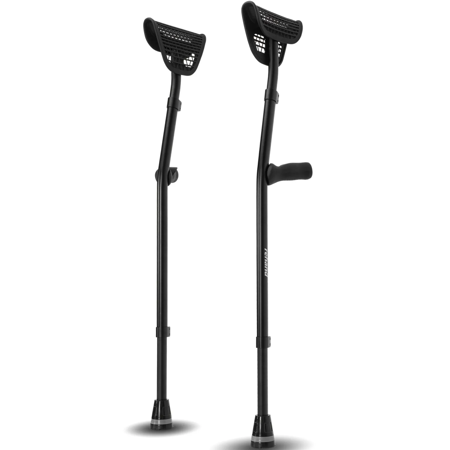 Rehand Aluminum Alloy Comfortable Underarm Crutches Medical Adjustable Axillary Crutches For Disabled