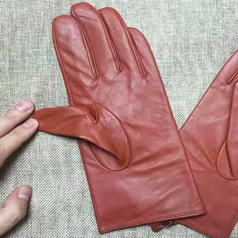 Новинка 2021, популярный товар, лидер продаж, теплая Повседневная модная кожаная перчатка