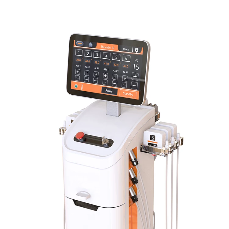 Vertical 8-in-1 professional multi-polar radio frequency technology for body sculpting  fat dissolving and skin tightening