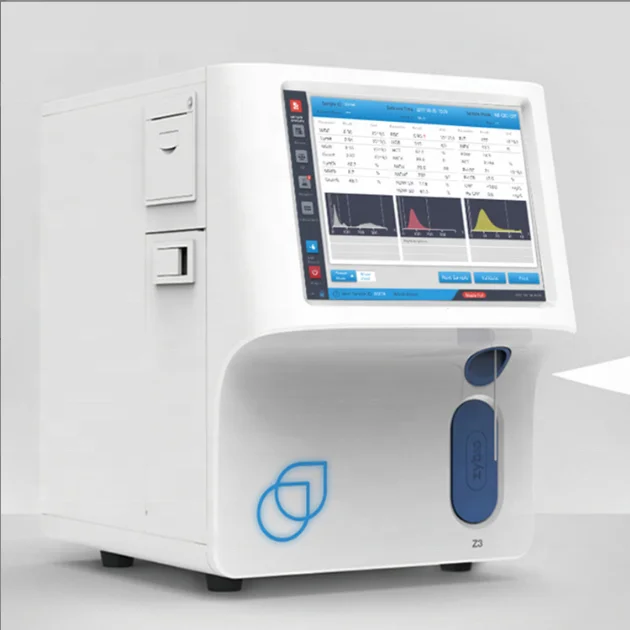 High quality automated open system human 3-part cell blood counter hematology analyzer