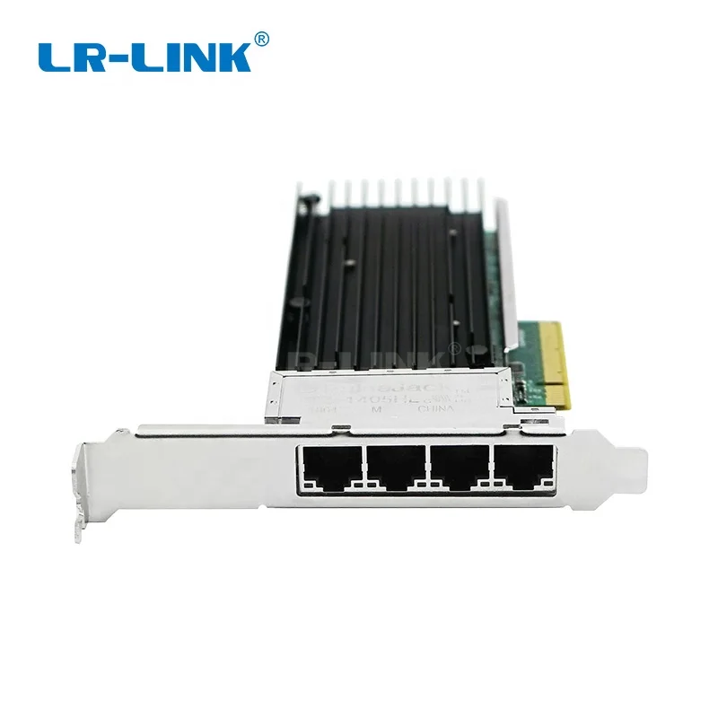 PCI Express x8 10 Gigabit quad copper port RJ45 network card based on steady XL710 chipset