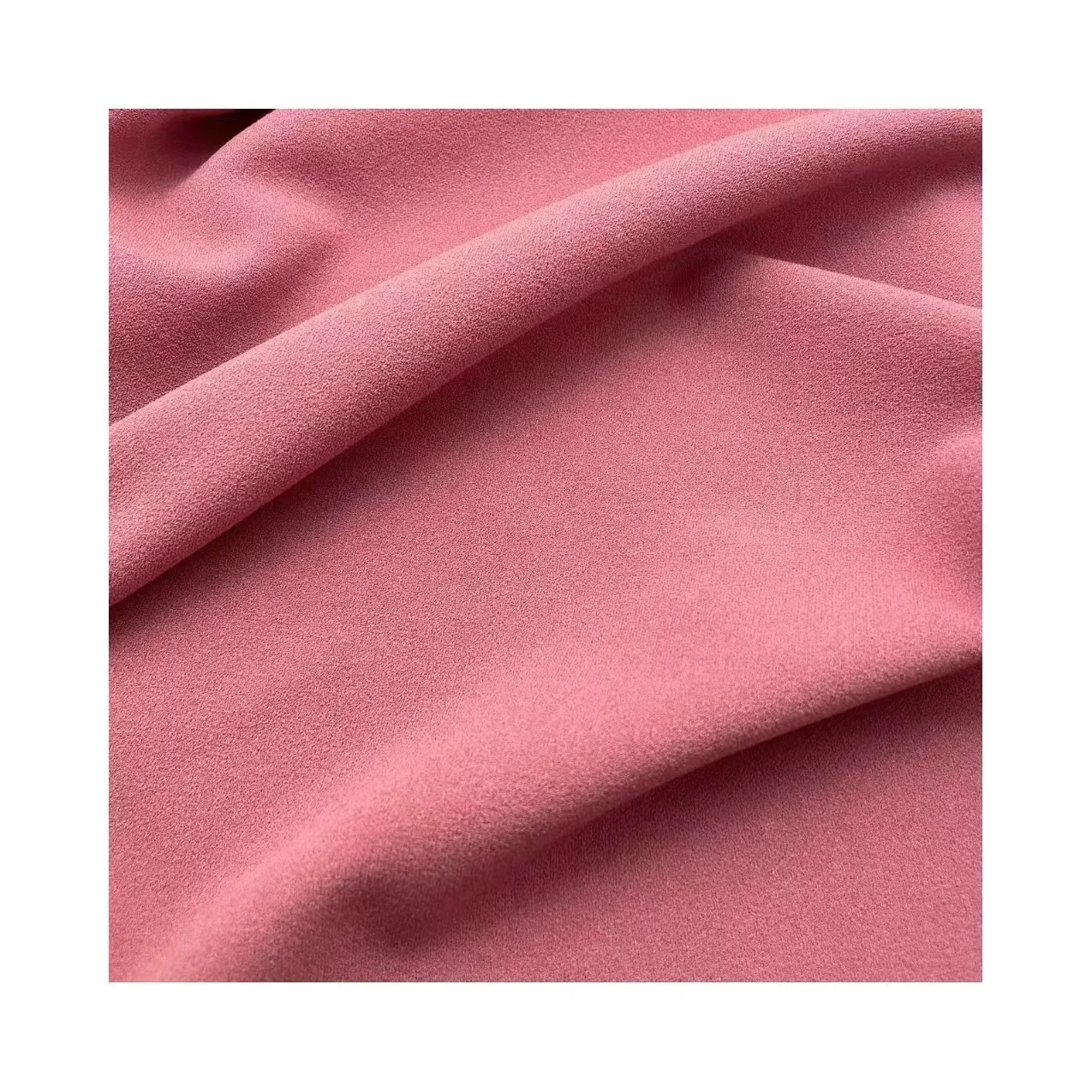 Hot Selling 280Gsm 97% Polyester 3% Spandex Stretch Moss Scuba Crepe Fabric For Clothing