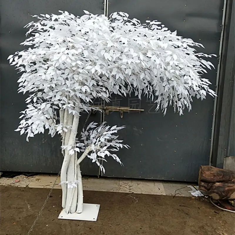 decorative silk artificial flower Cherry tree garden hotel home Maple Banyan tree wedding plant tree Props decoration