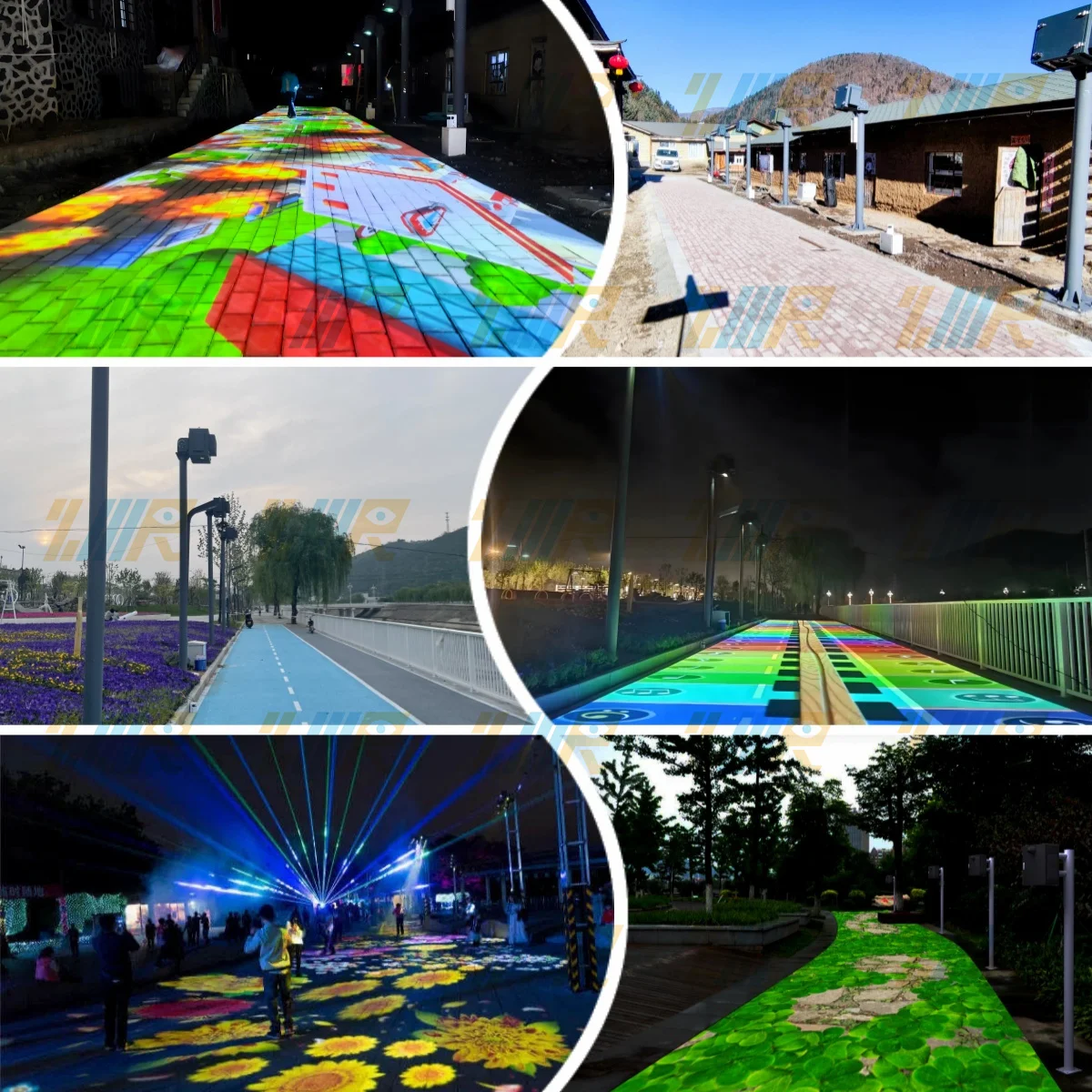 interactive floor tiles game Floor projector interact With 69 game scenes magic interactive floor projection game