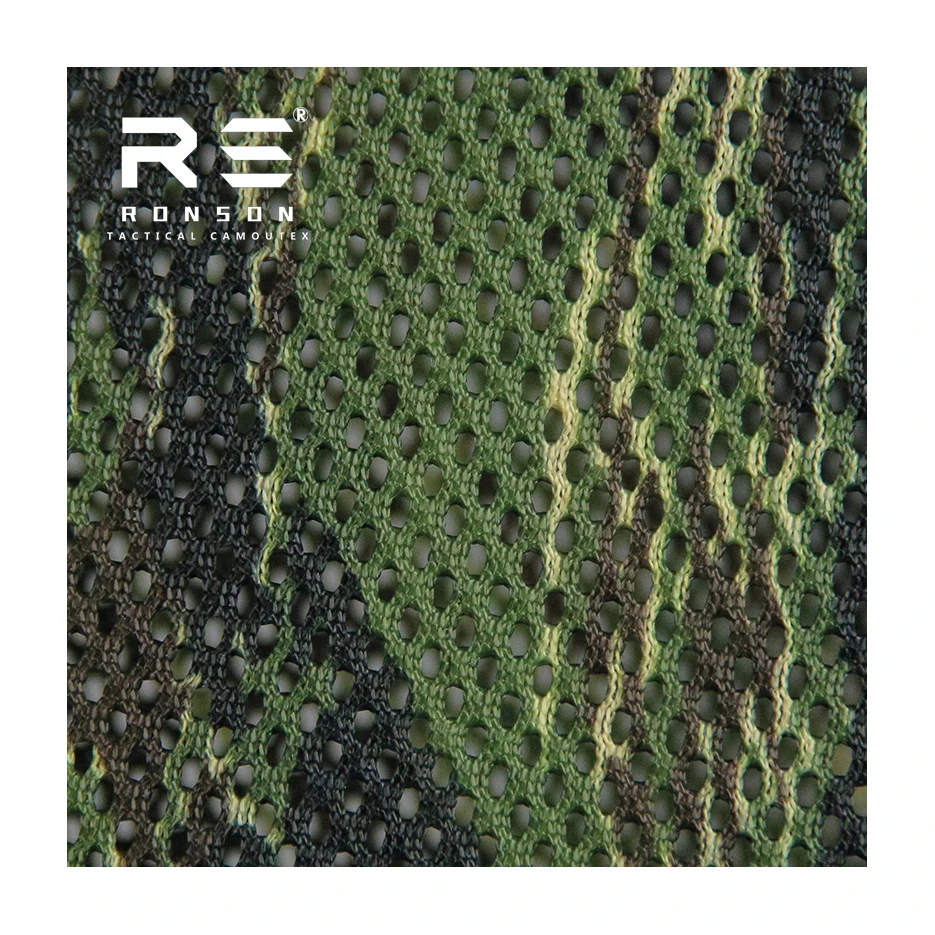 Mesh 230 gsm tiger strip camo 100% polyester 300D  camouflage mesh fabric fabric