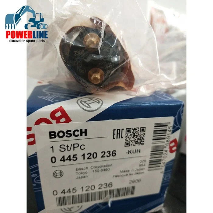 Высокое качество машинного оборудования части двигателя PC300-8 PC350-8 инжектор 0445120236 6745-12-3100 5263308 для