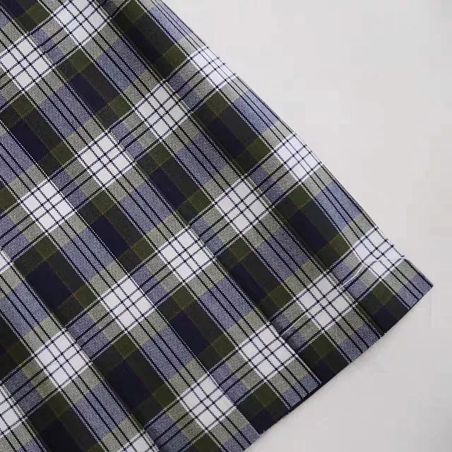 Newest Design 100% Cotton Madras Plaid Canvas Fabric For Decoration