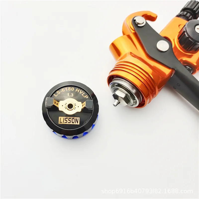 Factory Direct Sales Pneumatic LS-6180 High Atomization Type Car Sheet Metal Paint Spray Gun High Efficiency Painting Tool