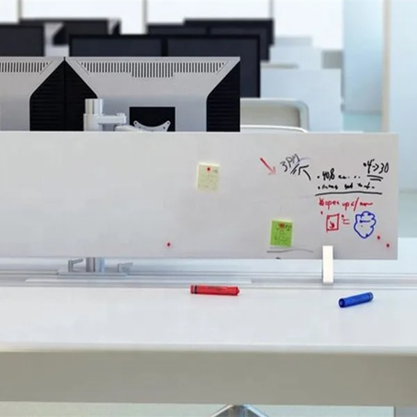customized desktop glass whiteboard dry erase for writing