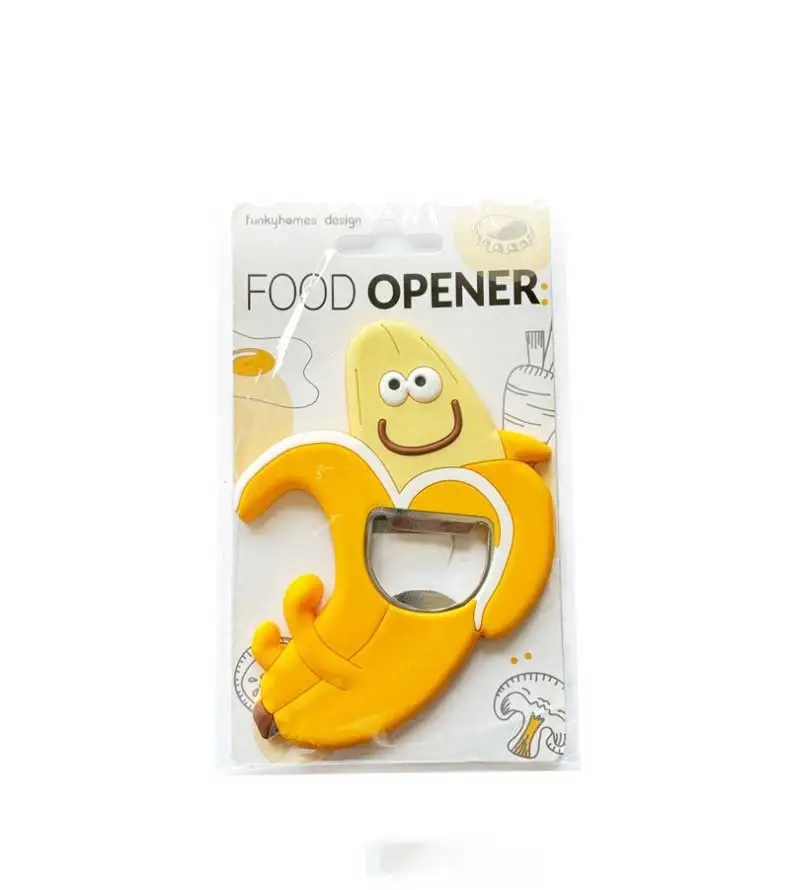 Creative Cute Silicone Cartoon Soft Rubber Bottle Opener Portable for Beer and Wine Corkscrews & Openers