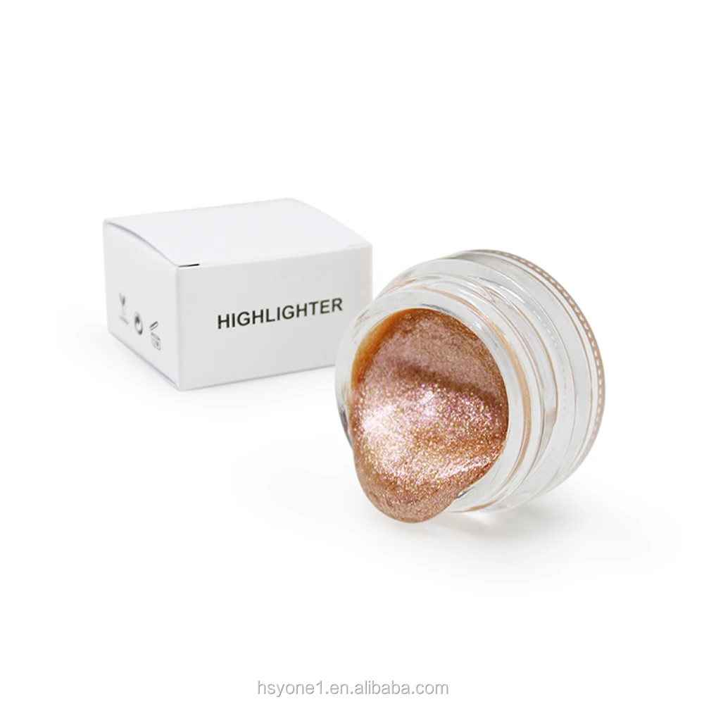 Improved formula makeup private labeling Highlight Jelly Highlighter loose highlighters powder custom logo