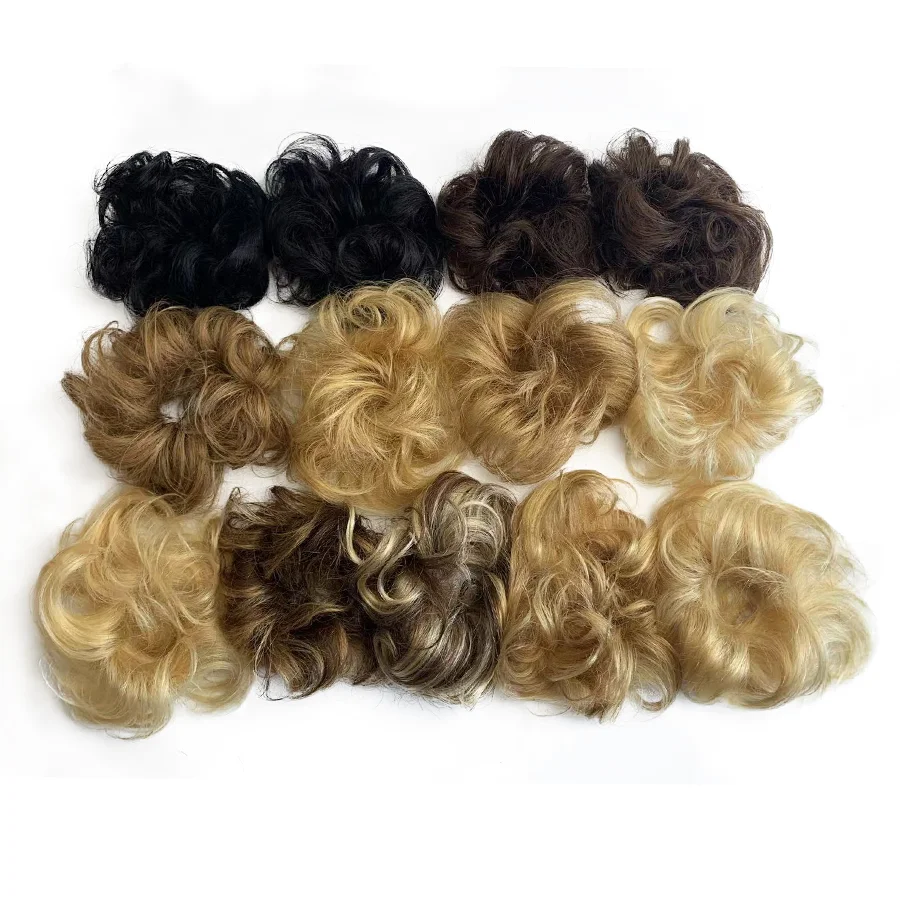 24g Curly Donut Hair Bun Chignon Donut Updo Hair Pieces Messy Chignon