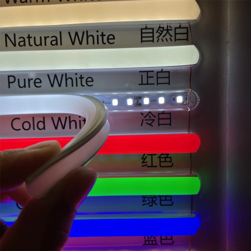New generation 12V separently split neon tubes Waterproof Flexible LED Neon Light strip silicone flex led neon lights