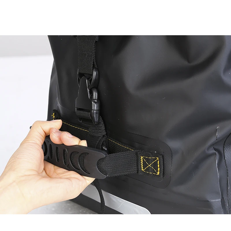 IPSON Waterproof Motorcycle  Bag  Roll Top  Motorcycle back seat bag Accept Customized  Logo