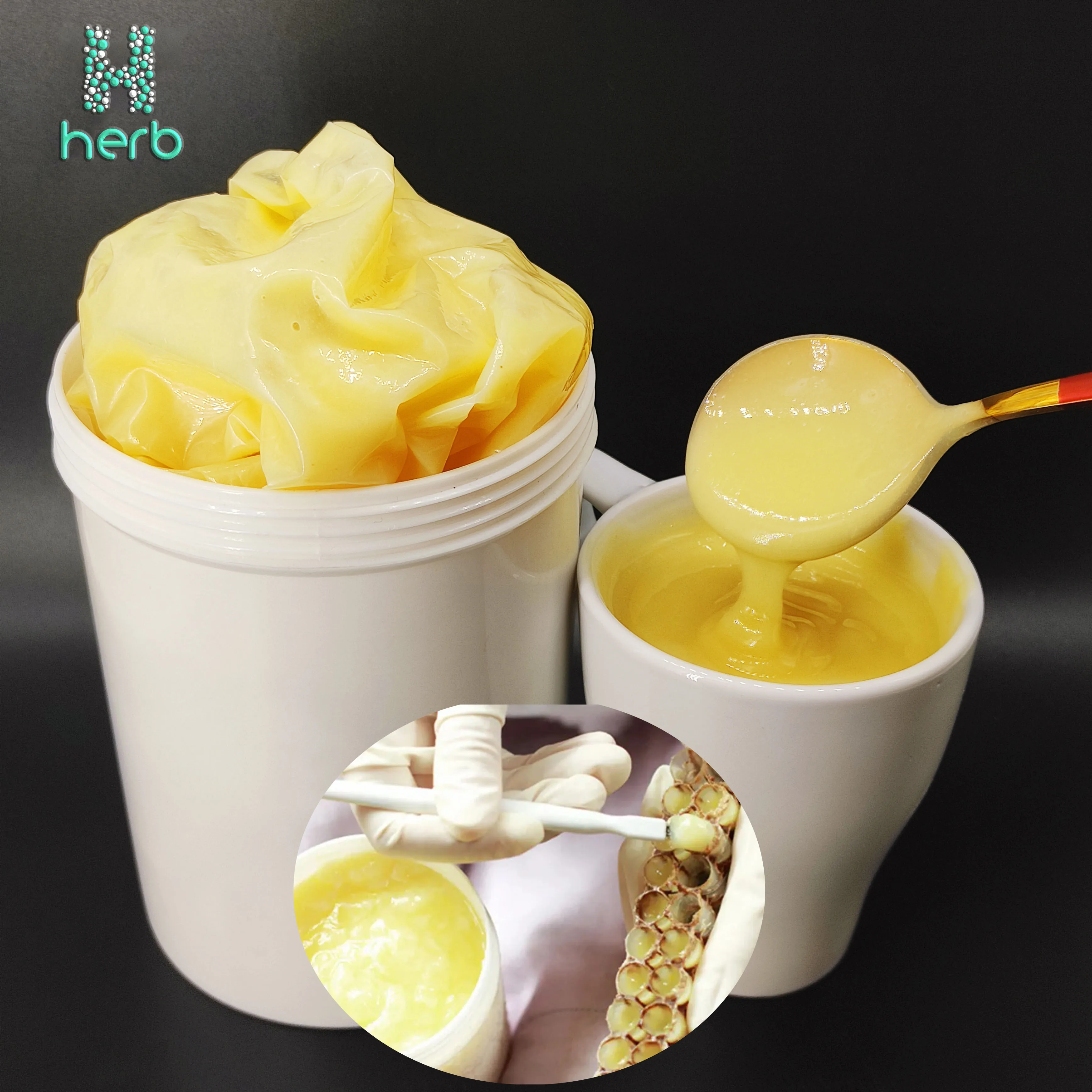 2.0% 10-HDA Organic Royal Jelly Fresh bee milk Pure Royal Jelly