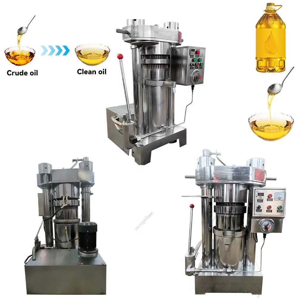 Multi-function Avocaoil Filterbean Extraction Hydraulic Cold Oil Press Machine Manual Cold Oil Pressers Making Machine