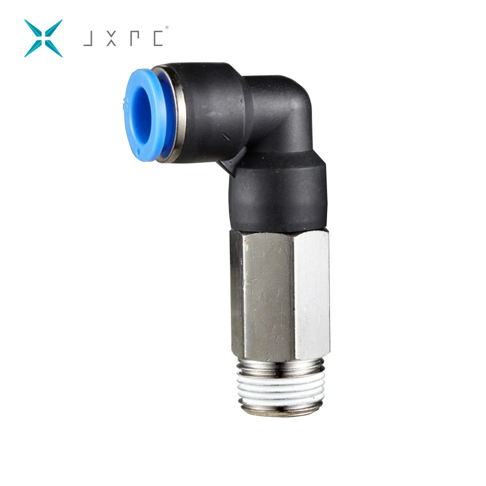 JXPC Pneumatic Components Air Plastic Extended Male Thread Elbow Fittings (1600217390231)
