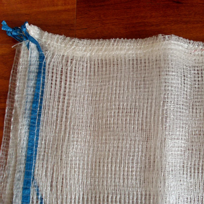 Top Sale Customized PP PE Drawstring Vegetable Mesh Bag Packing 50Kg Onions Potatoes