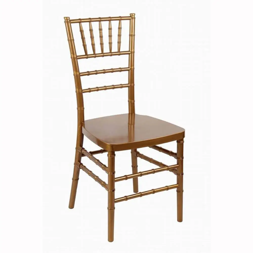
gold modern resin chiavari tiffany event party dining acrylic chair for restaurant and wedding 