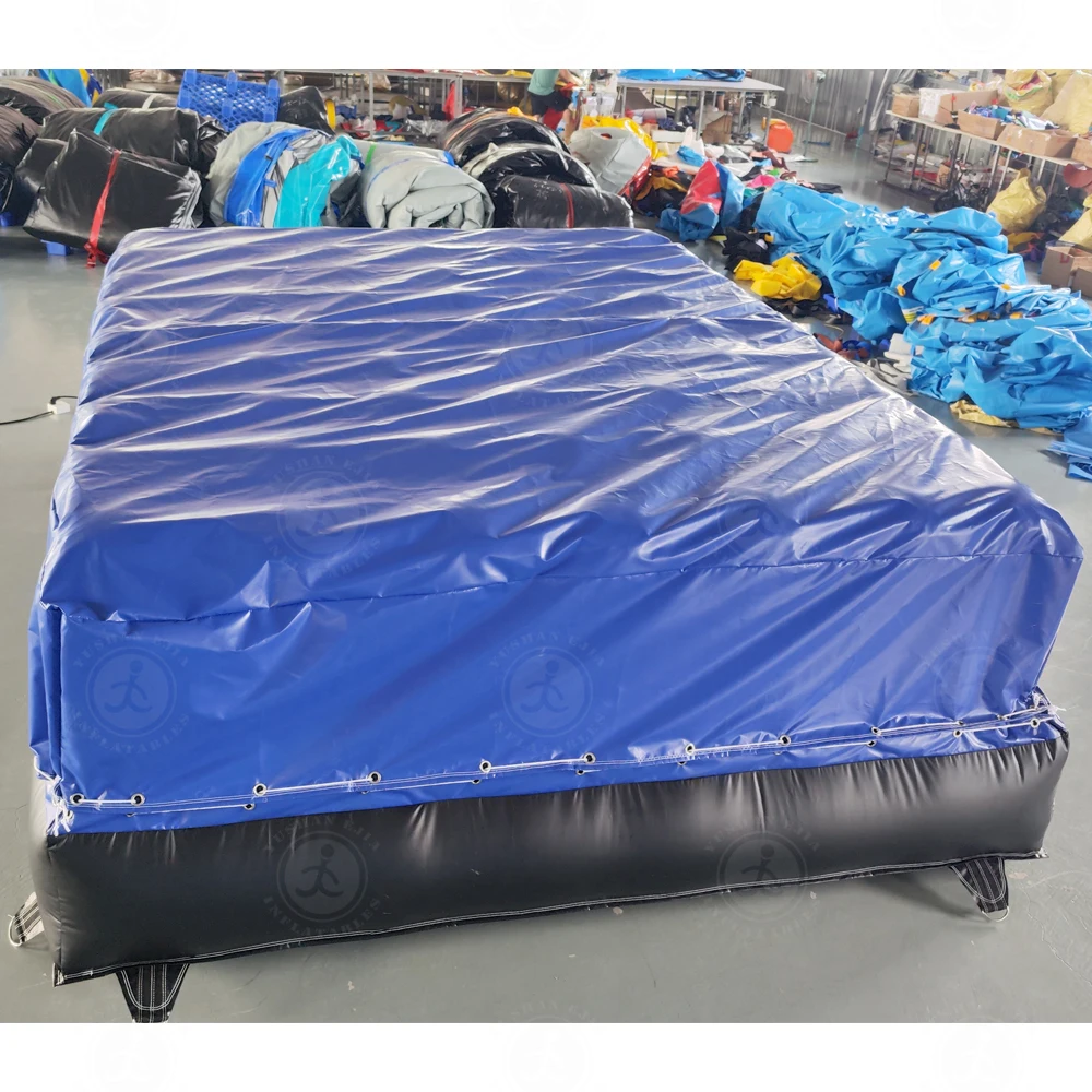 Commercial trampoline park Soft Cover Landing Airbag Foam Pit Jump Air Bag Inflatable Gymnastics Jump Airbag