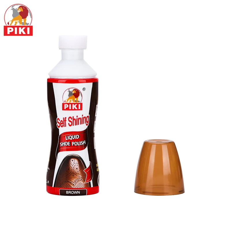 
Chinese manufacturer bottle for waterproof leather liquid shoe polish with sponge applicator 