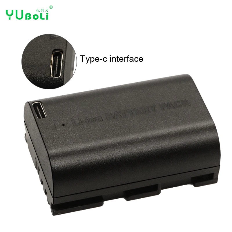 New product LP-E6H Pro LP-E6H LP-E6 E6 rechargeable lithium battery comes with tpye-c interface for canon EOS 60D 5D4 70D 6D 6D2