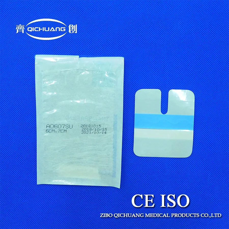 Sterile Waterproof Shower Shield Wound Adhesive Bandage Transparent PU Film Dressing IV Cannula Fixation Patch