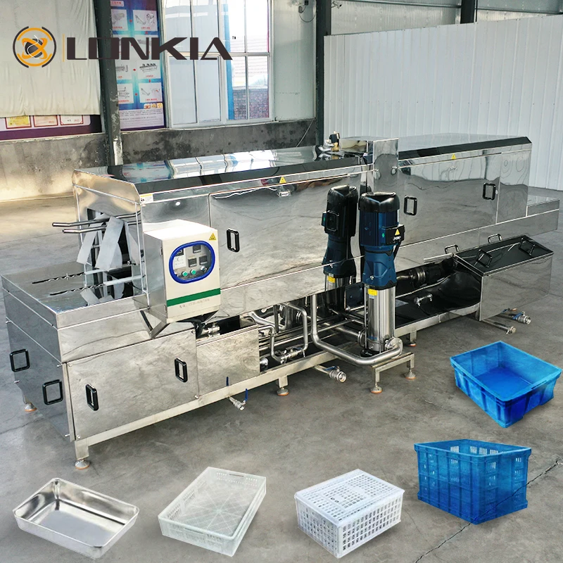 Стиральная машина с пластиковой корзиной для птицеводства