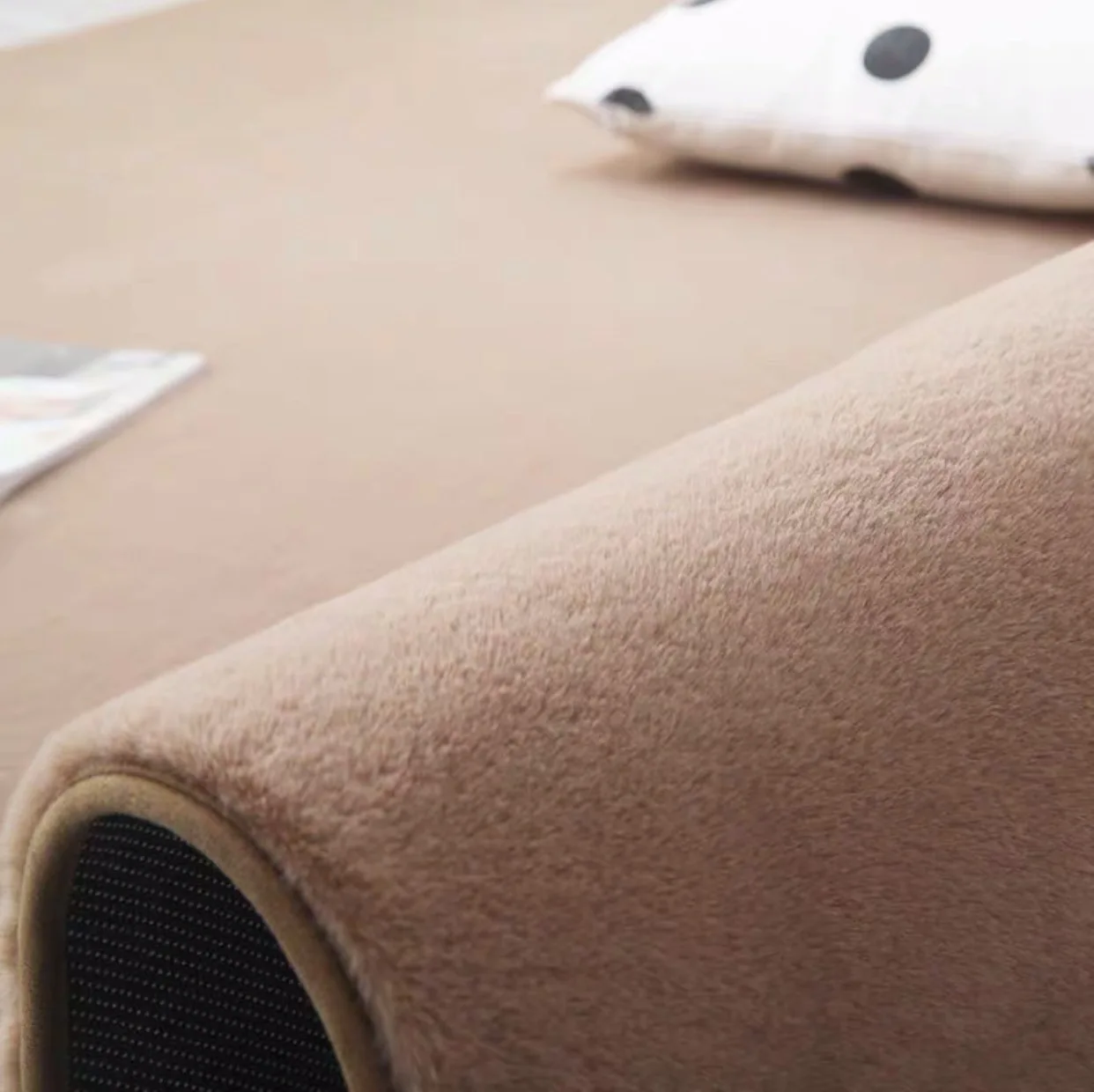 Удобный ковер для пола, ковер из искусственного меха кролика, коврики для гостиной, пушистый коврик для кровати