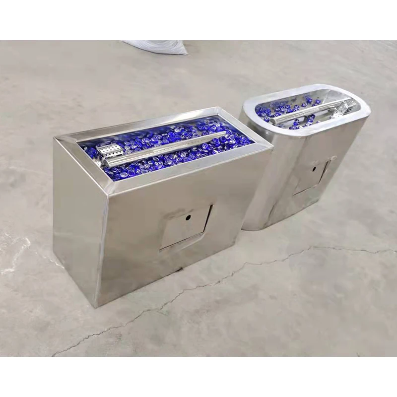 Изысканный сад Corten газовая яма для костра расслабляющий теплый газовый