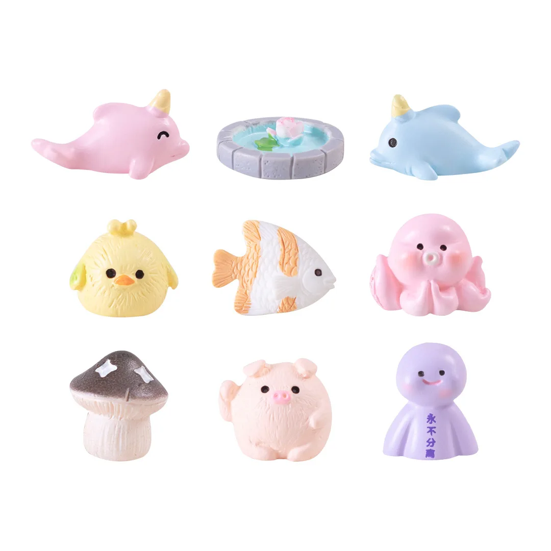 Moss gardening Microlandscape Cute frogs miniature animals diy decorative accessories mini ornaments