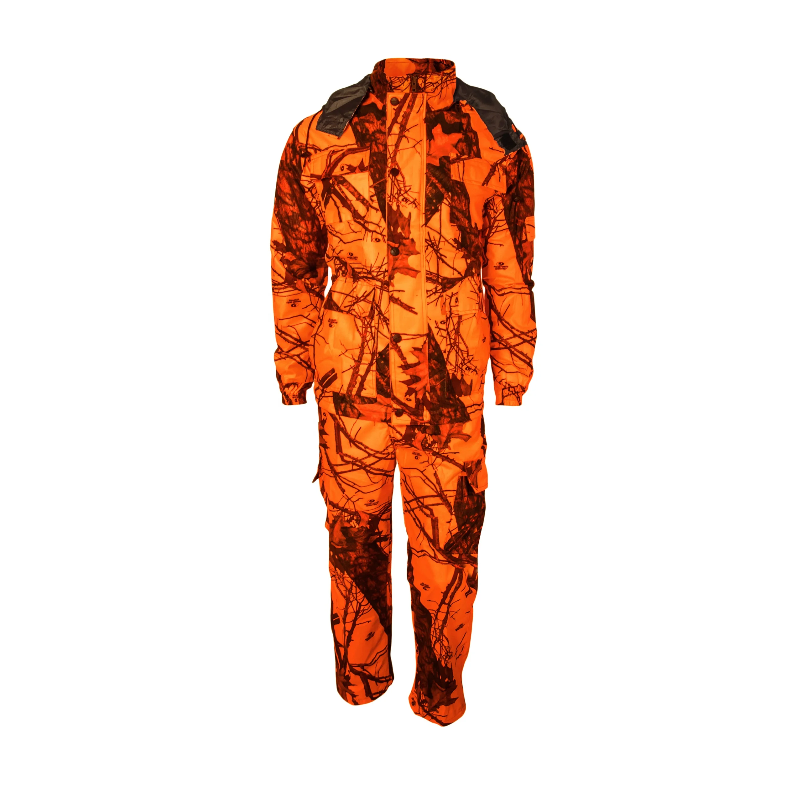 2020 hunting waterproof blaze orange camo clothing for men from BJ Outdoor