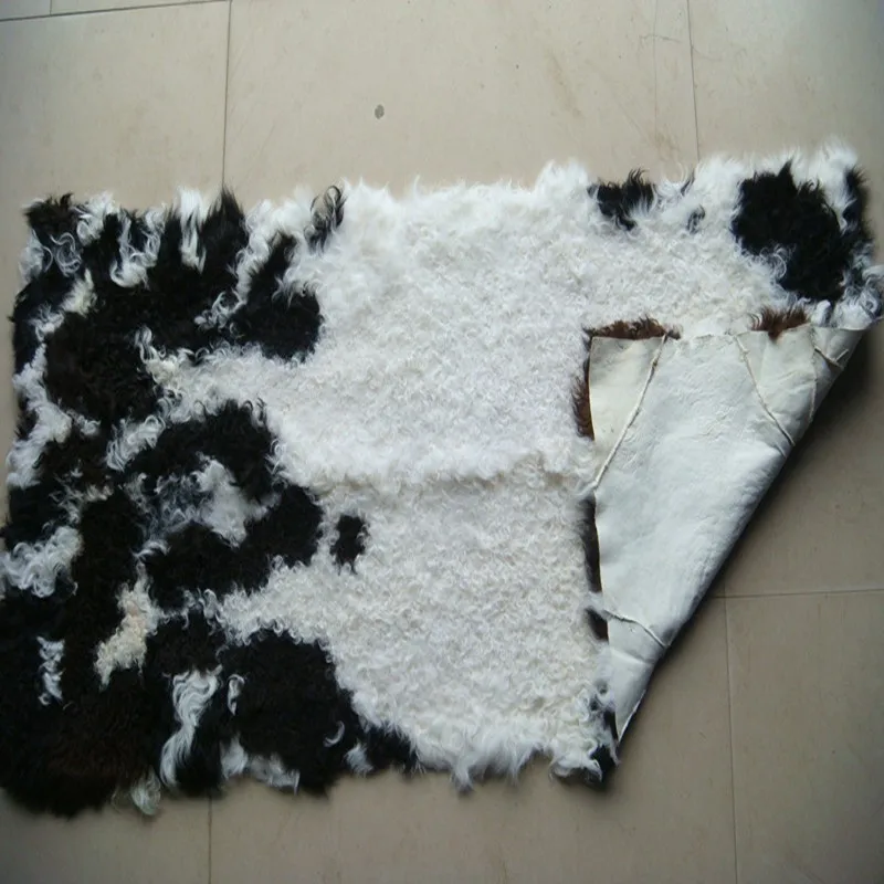 White Fashion Fur Area Rug for Living Room Winter Carpets and Rugs Goat Sheep Fur Carpet