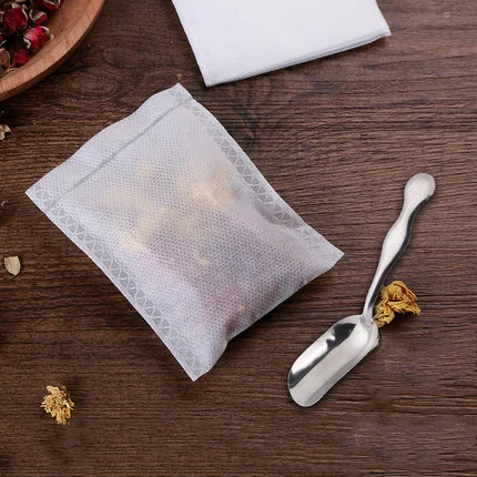 Custom Size Non Woven Fabric Heat Seal Tea Bag For Flower Tea