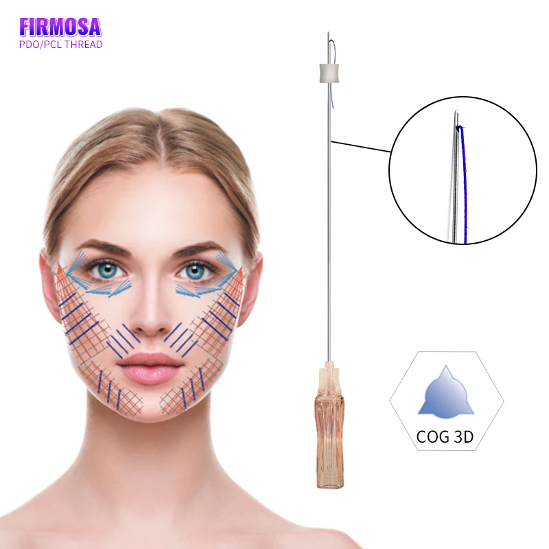 korean absorbable suture aptos thread lift silhouette soft beauty skin care pdo 3d 4d cog pdo thread face lift