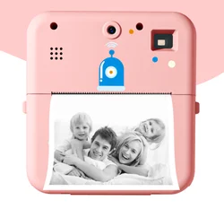 Thermal Printer Kids Camera Cute Beautiful Photo Frames Instant Printing Camera Black White Color Paper Children Mini Camera