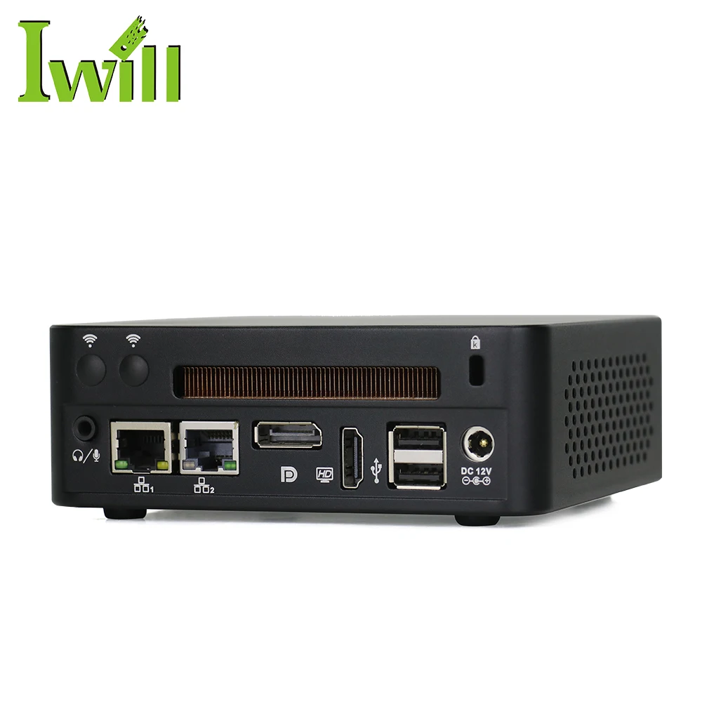Self-branded 2 lan 8 gen core i7 win 10 Linux mini pc manufacturers with install linux server 4usb