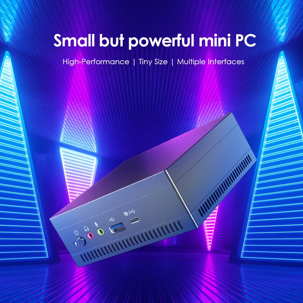 Настольный игровой мини-ПК TOPTON AMD Ry-zen 7 3750H Vega Graphic 2 * DDR4 16G NVMe SSD NUC PC 3x4K HTPC 6 USB WiFi BT компьютер