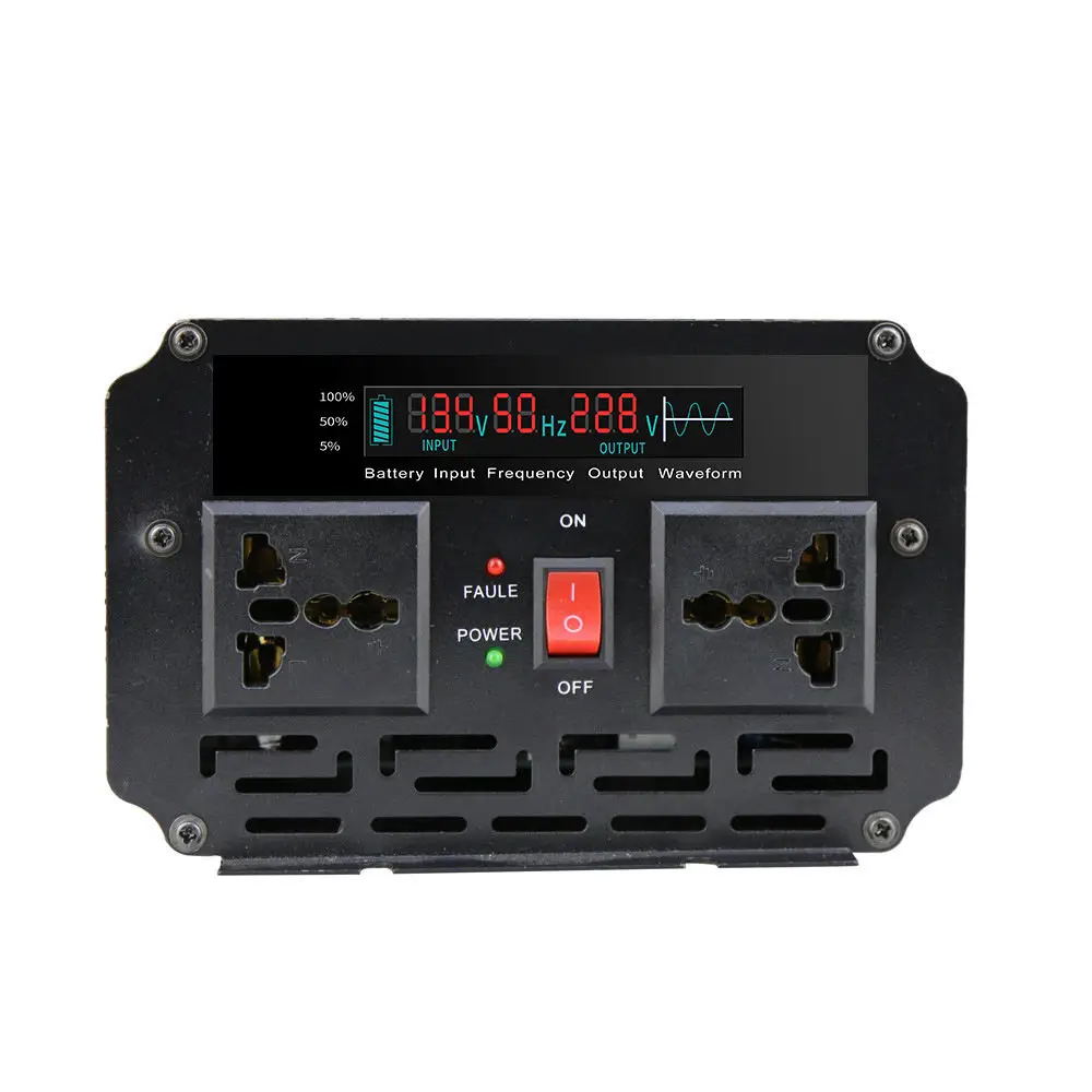 Трансформатор SHENPU, модифицированный волновой инвертор от 24 В до 110 В, 220 В, 1000 Вт, Инверторы питания