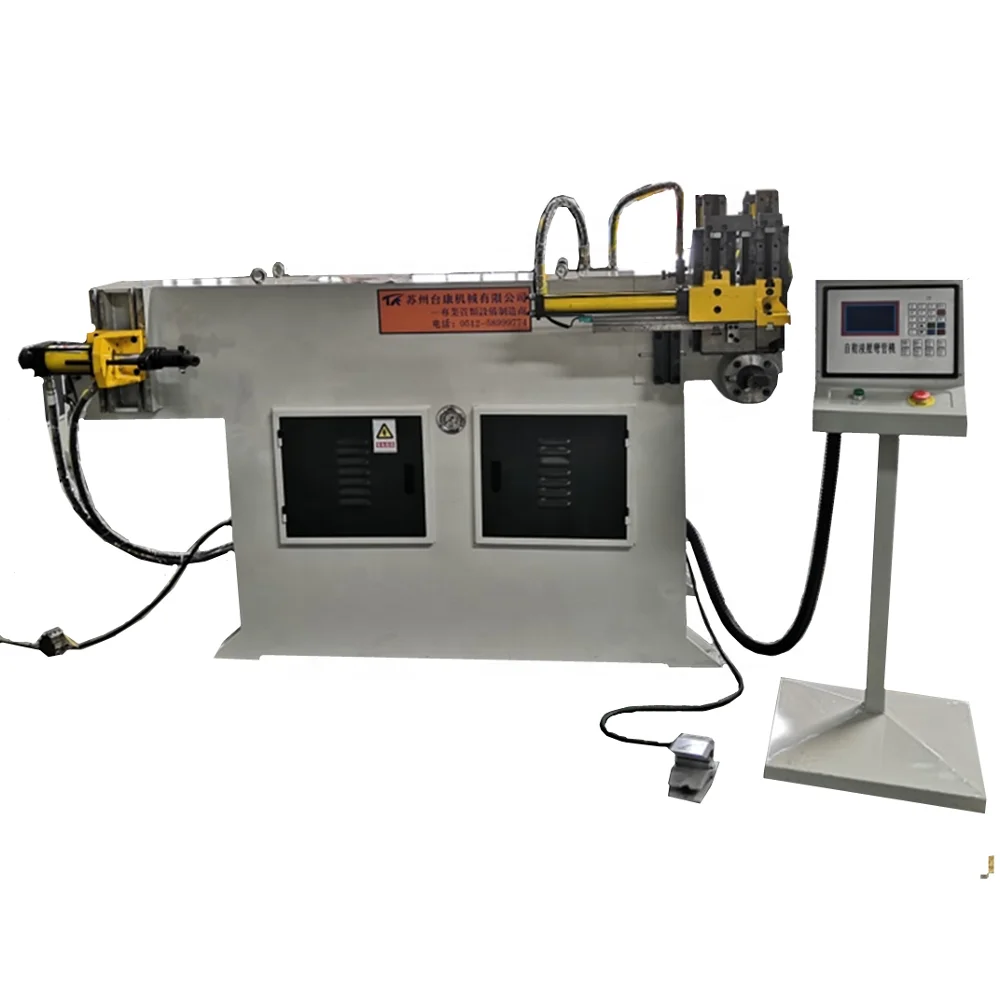 Вертикальный Полуавтоматический гидравлический гибочный станок DW38NC для труб, гибочный станок для арматуры, гибочный станок с U-образным болтом