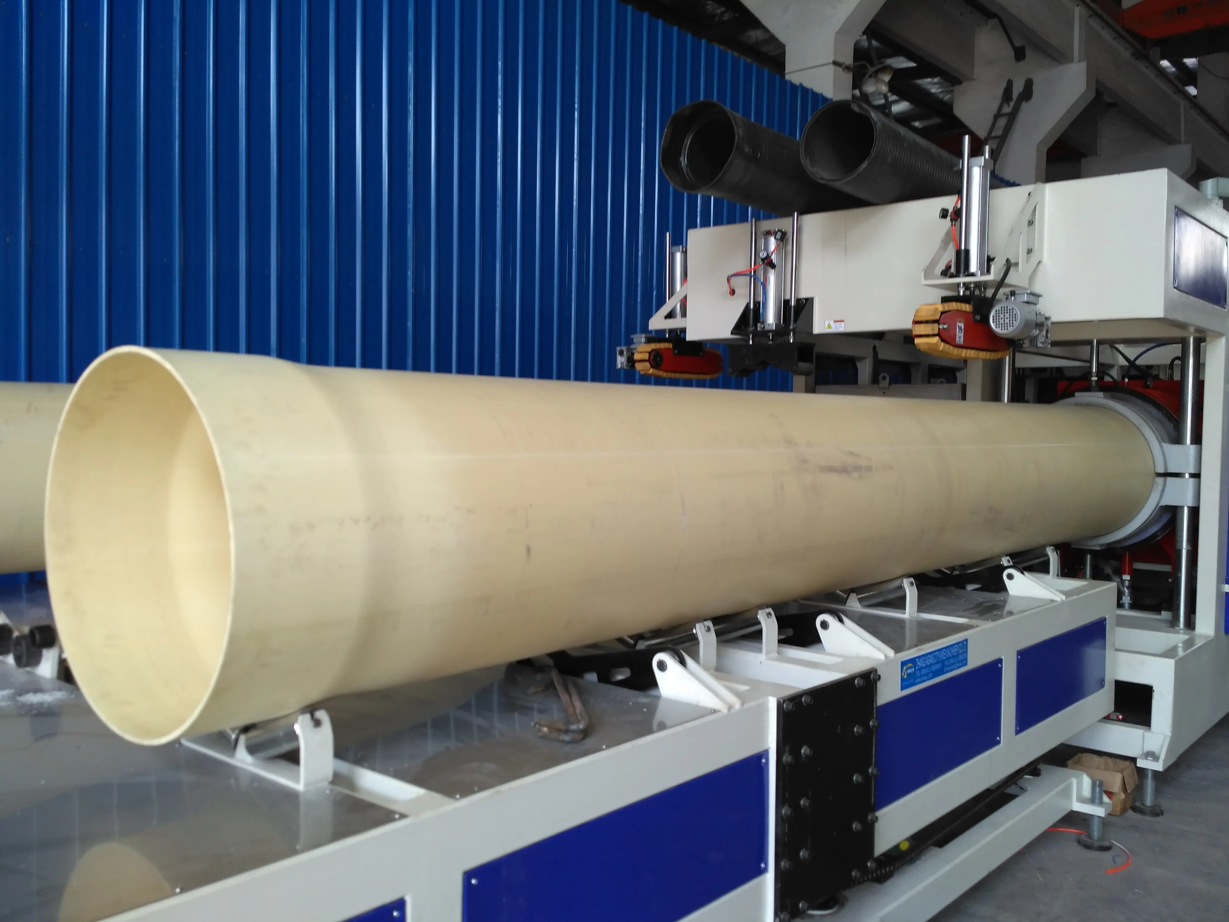 Discharge 20mm-110mm pvc pipes making machine architectural water supply pvc pipe manufacturing machines